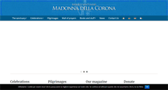 Desktop Screenshot of madonnadellacorona.it