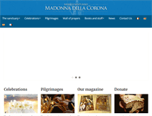 Tablet Screenshot of madonnadellacorona.it